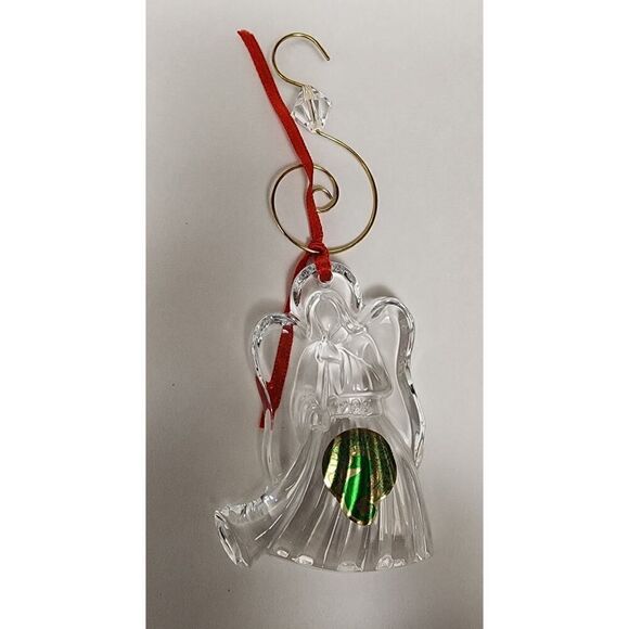 Waterford Crystal Christmas Ornament in Angel Form - 1998 Waterford Christmas - Picture 2 of 10
